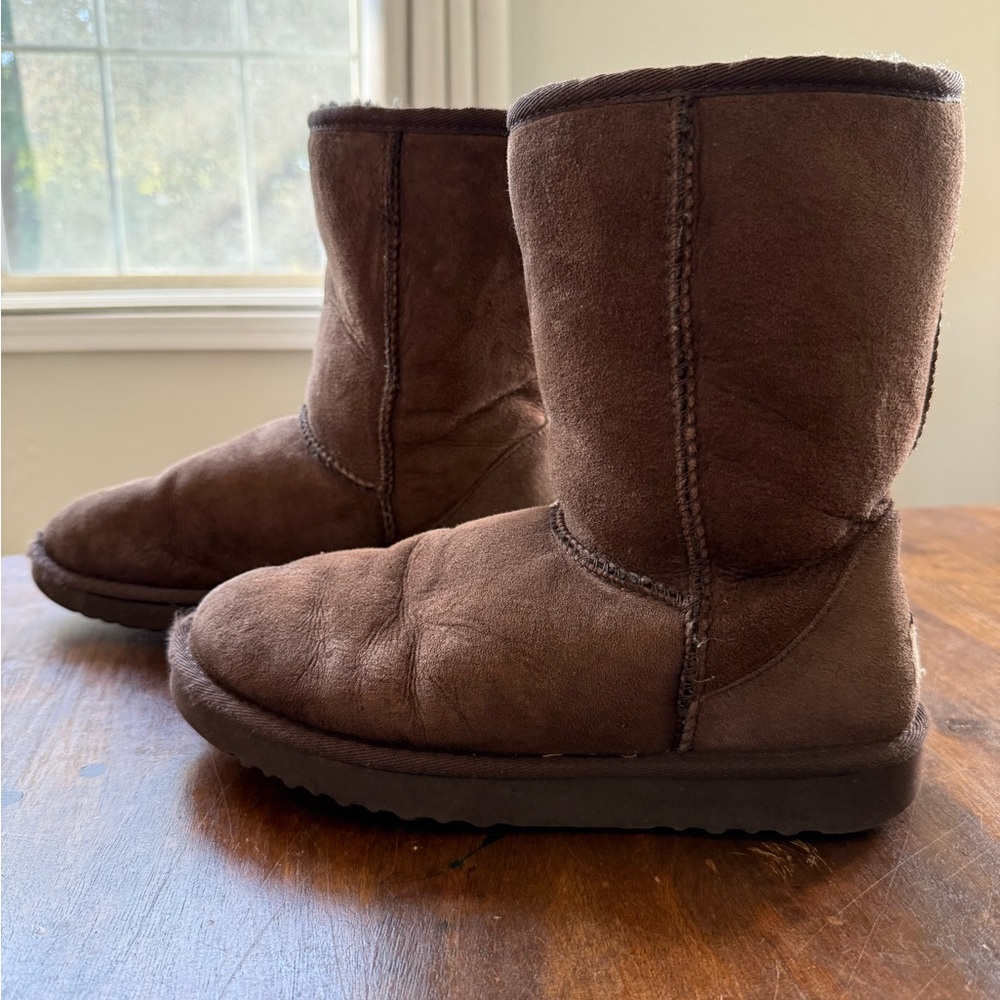 UGG Chocolate Suede Boots